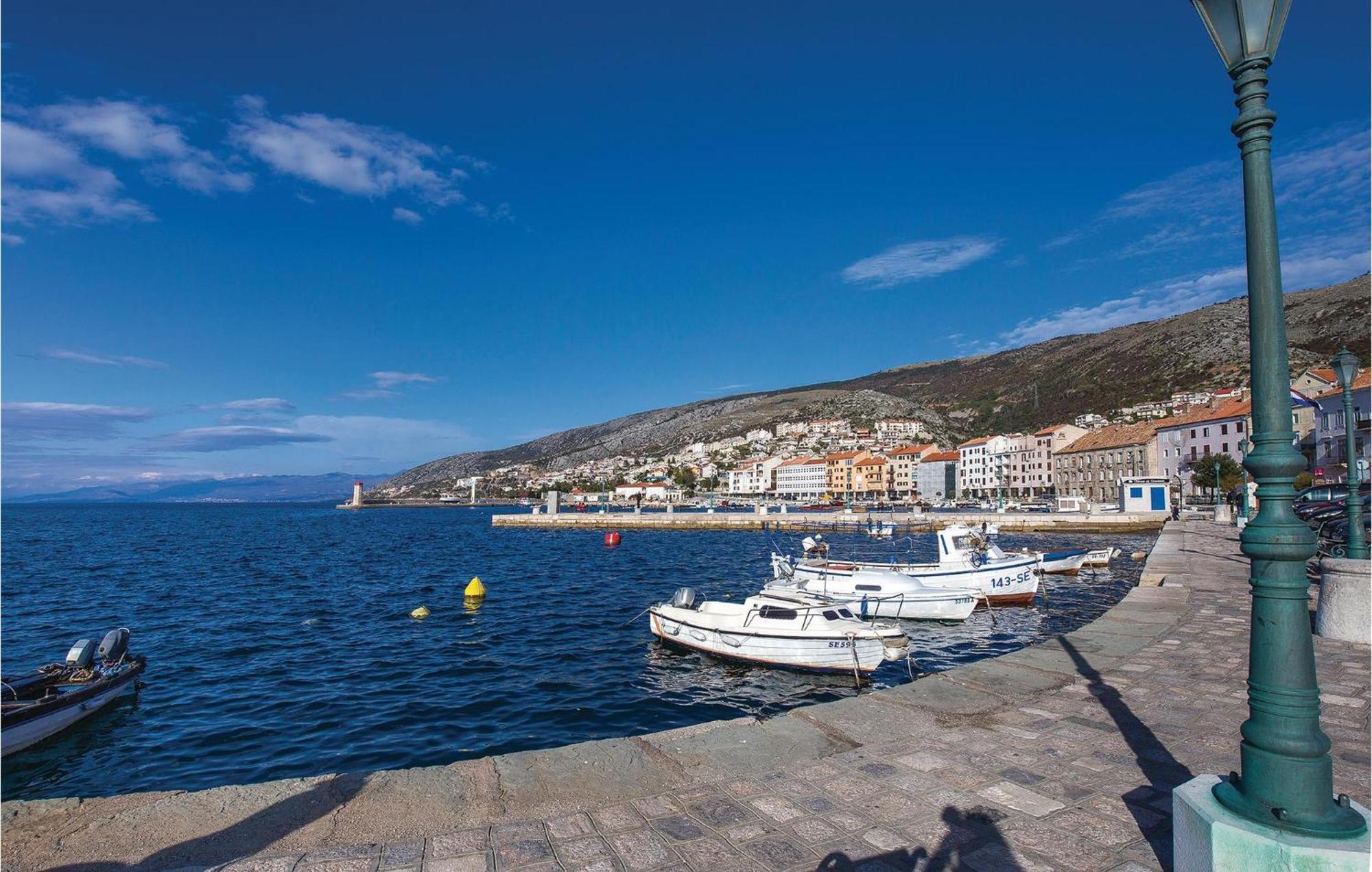 Stunning Apartment In Senj With House Sea View Eksteriør billede